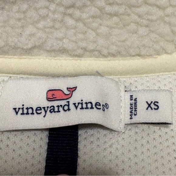 Vineyard Vines Women's Ivory Quilted Vest XS - Picture 9 of 13